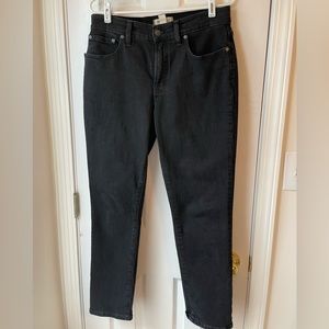 Madewell mid-rise perfect vintage jeans-Black